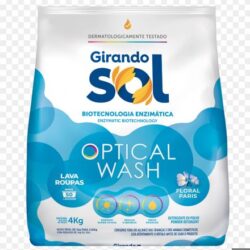 LAVA ROUPAS EM PÓ AZUL GIRANDO SOL 4Kg
