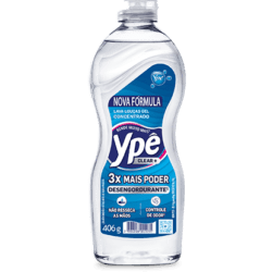 DETERGENTE LAVA LOUÇAS GEL CONCENTRADO CLEAR + YPÊ 406g