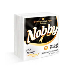 GUARDANAPOS DE PAPEL FOLHA DUPLA NOBBY 30cm x 31cm