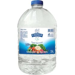 VINAGRE DE ÁLCOOL ACIDEZ 4% CASTELO 5 LITROS