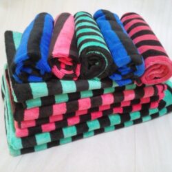 PANO MICROFIBRA ELASTANO LISTRADO KEZIAN 30cm x 40cm (Tamanho P)