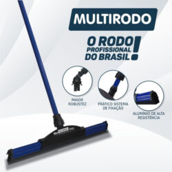 RODO DUPLO PLÁSTICO 40cm + CABO DE ALUMÍNIO NOBRE 1,40m