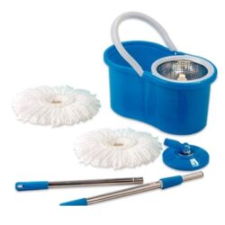 CONJUNTO MOP ROTATÓRIO NOBRE (balde 13 litros com cesto inox e 2 refis)
