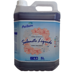 SABONETE LÍQUIDO ROSA NEGRA POLIBOM 5 LITROS (REFIL)