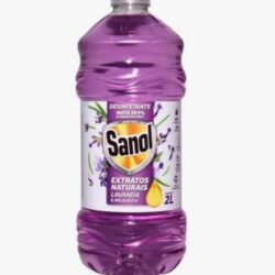 DESINFETANTE EXTRATOS NATURAIS LAVANDA E MELALEUCA SANOL 2 LITROS