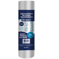 BOBINA SACOS PLÁSTICOS BOMPACK 7 LITROS 35cm x 45cm (500 unidades)