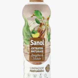 LIMPADOR PERFUMADO EXTRATOS NATURAIS GENGIBRE E SÂNDALO SANOL 1 LITRO