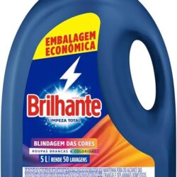 LAVA ROUPAS LÍQUIDO BRILHANTE LIMPEZA TOTAL 5 LITROS