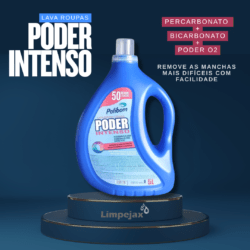LAVA ROUPAS COM PERCARBONATO DE SÓDIO PODER INTENSO POLIBOM 5 LITROS