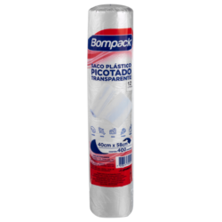 BOBINA SACOS PLÁTICOS BOMPACK 12 LITROS 40cm x 58cm (400 unidades)
