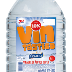VINAGRE DE ÁLCOOL CASTELO 5 LITROS (Acidez 10%)