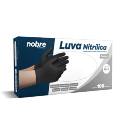CAIXA LUVA NITRÍLICA PRETA NOBRE (Tamanho G)
