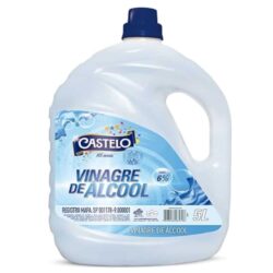 VINAGRE DE ÁLCOOL CASTELO 5 LITROS (Acidez 6%)