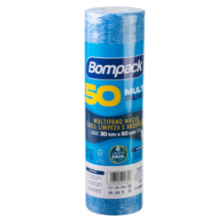 BOBINA MULTIPANOS BOMPACK AZUL 30cm x 50cm (50 panos)