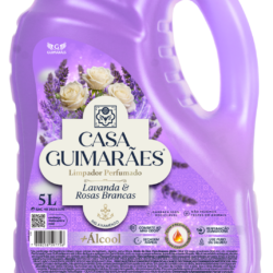 LIMPADOR PERFUMADO LAVANDA & ROSAS BRANCAS CASA GUIMARÃES 5 LITROS