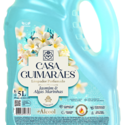 LIMPADOR PERFUMADO + ÁLCOOL JASMIM & ALGAS MARINHAS CASA GUIMARÃES 5 LITROS