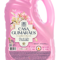 LIMPADOR PERFUMADO + ÁLCOOL FLOR DE LÍRIO & BAUNILHA CASA GUIMARÃES 5 LITROS